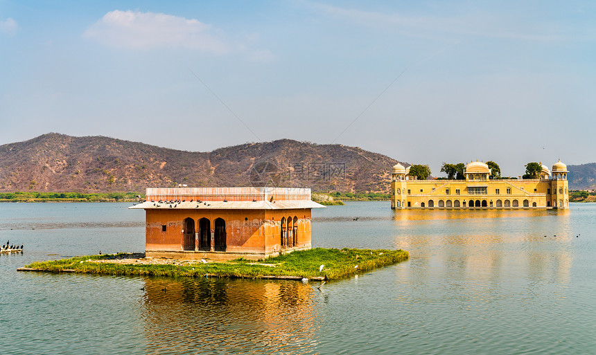 印度拉贾斯坦邦斋浦尔曼萨加尔湖JalMa图片