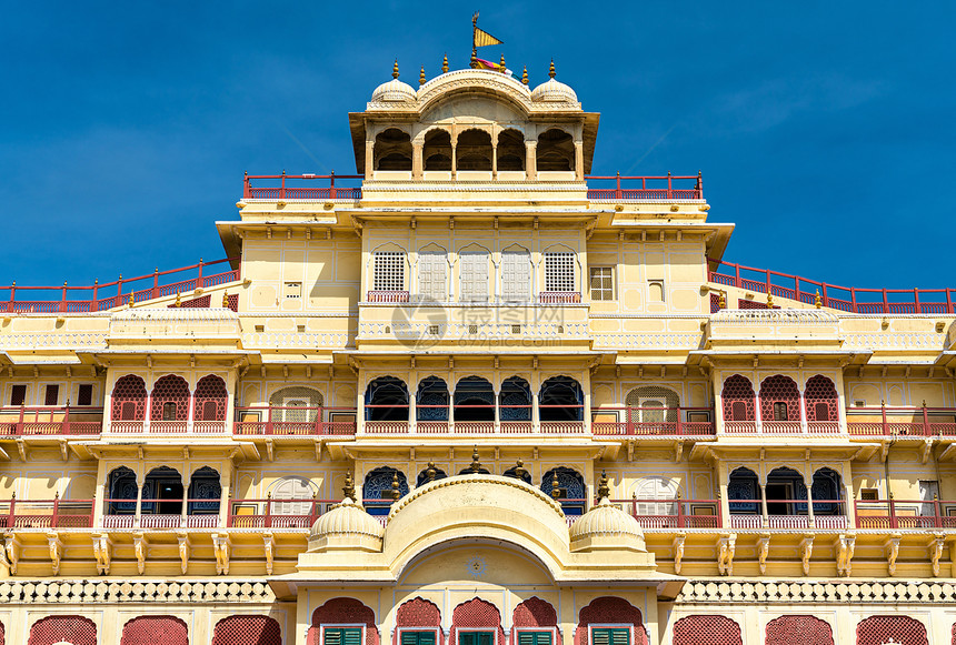 印度拉贾斯坦邦斋浦尔市宫综合体Chandra图片