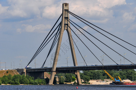乌克兰基辅莫斯科桥图片