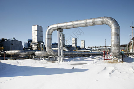 煤气运输厂天然气助燃器高清图片