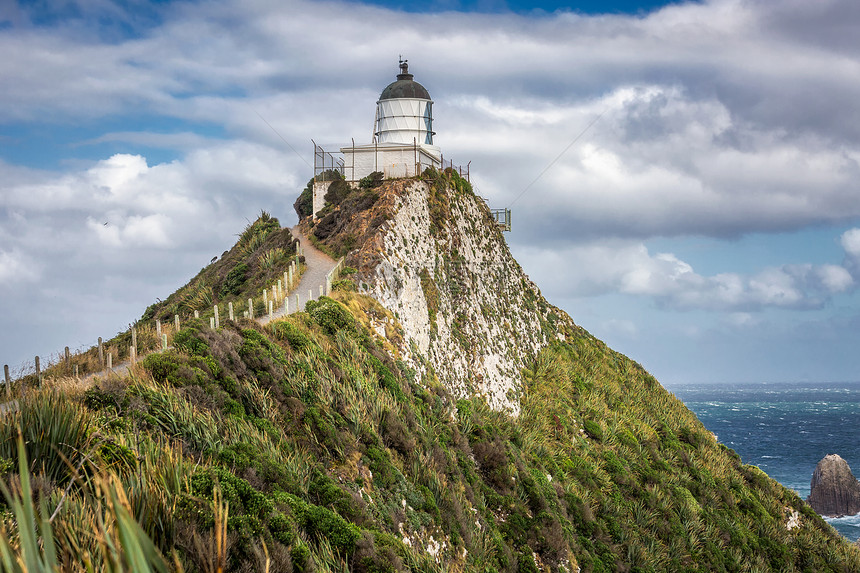 Point位于奥塔戈地区新西兰南部海岸的Catlins地区图片