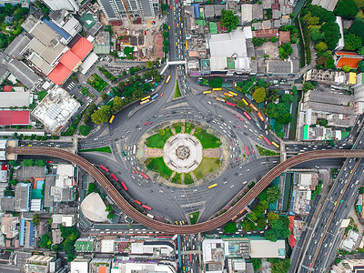 泰国胜利纪念碑商业区曼谷建筑摩天图片