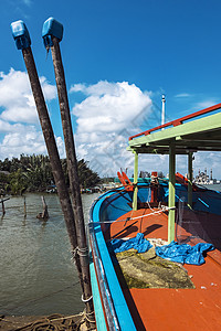 马来西亚Terengganu港停泊在港图片