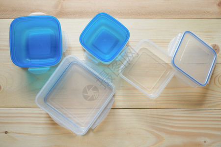 空的塑料食品储存容器产品长图片