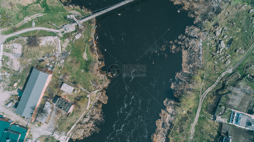 罗斯河卡亚克斯大桥地貌图片