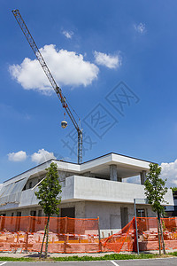 新的混凝土住宅正在建设中背景图片