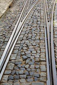 Lisbon高斜坡带铁背景图片