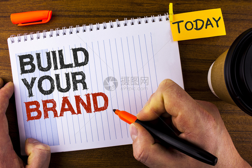 概念照片创建您自己的标志口号模型广告电子营销图片