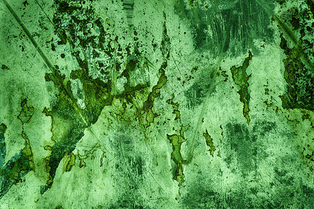 超绿色锡纹理钢墙表面或金属铝背景图片