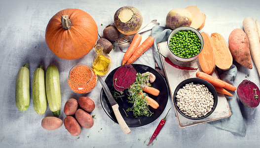 食用素食维en和素食品健康图片