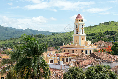 教堂景观特立尼达古巴图片
