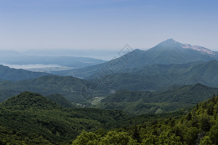 夏季的万代山图片