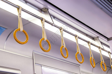 日本空中列车地下铁路系统或安全电车的顶高清图片