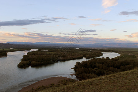 南西伯利亚Yenisei河谷图瓦共和图片