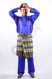 BajuMelayu全国习俗的服装齐全的图片