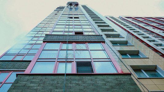 高层建筑上的延时玻璃图片