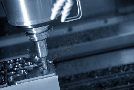 CNC碾磨机用固态平方端工具切割金属注入模具部分图片