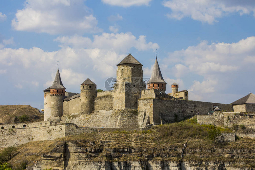 KamianetsPodilskyi城堡的景图片
