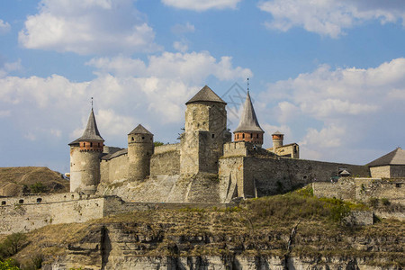 KamianetsPodilskyi城堡的景图片