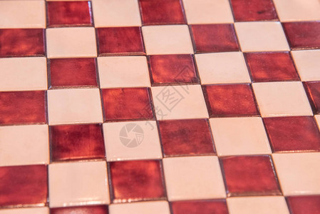美丽的平板棋盘红色方形没有像凉爽背图片