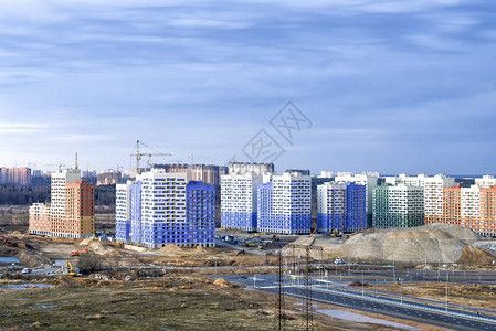在莫斯科郊外建造一个新的住宅区1图片