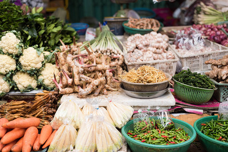 泰国地方传统市场bangkok图片