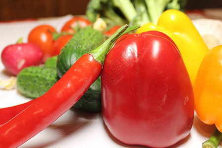 大量水果和蔬菜健康食图片