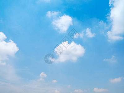 自然背景的蓝天和云彩图片