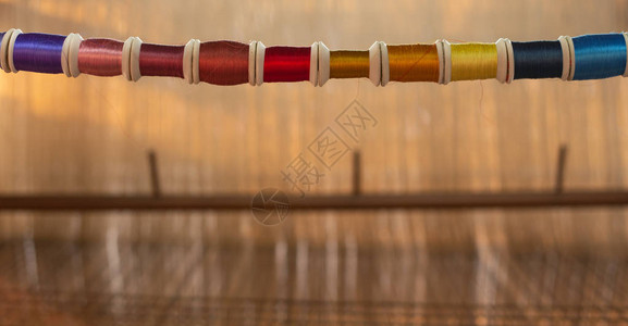 泰国的传统织机图片