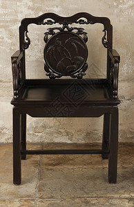 中式木椅背景图片
