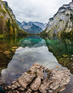对德国巴伐利亚阿尔卑斯州奥伯西湖的图片