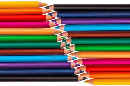 彩色铅笔复制空间的蜡笔图片