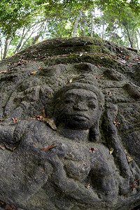 克巴尔斯宾漫步高棉寺高清图片