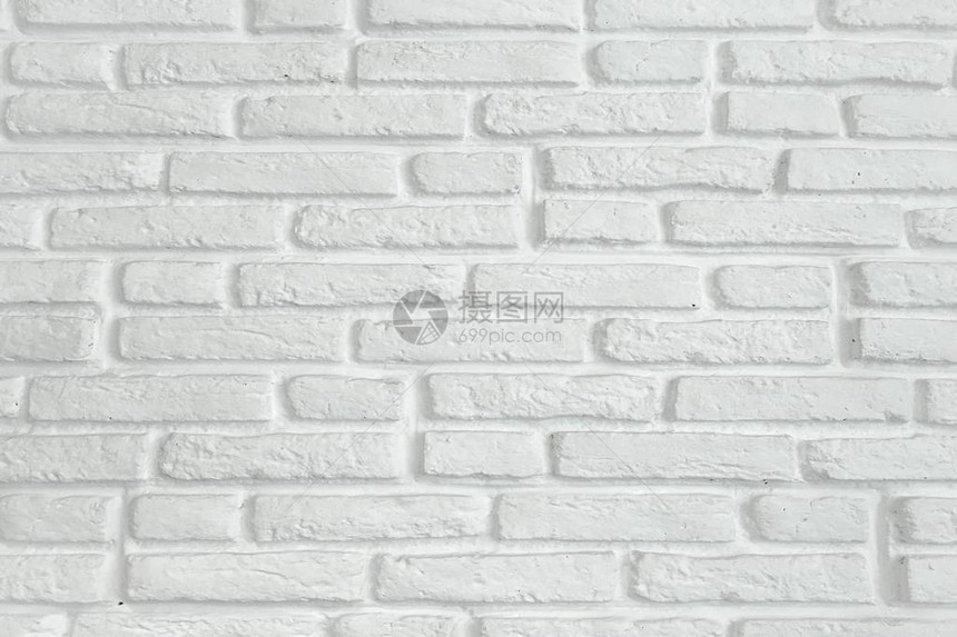 白色垃圾砖墙纹理背景白砖图片