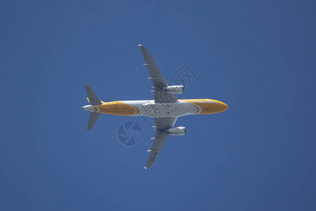 9VTAX空中客车A320200虎式飞机背景图片