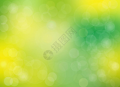 黄光和绿色夏季bok图片