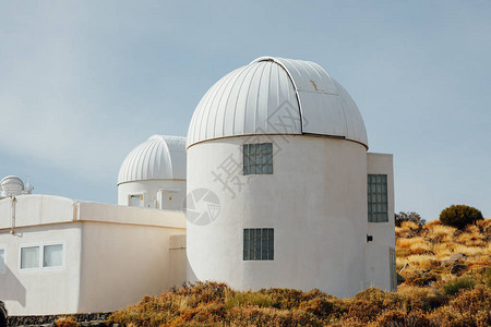 西班牙加那利群岛特内里费天文望远镜观高清图片