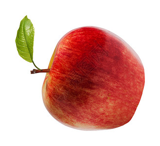 孤立在白色背景上的红苹果背景图片