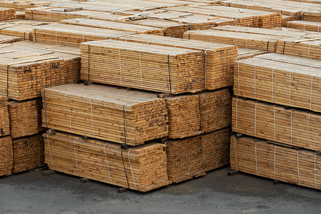 库存的木板木材坯料图片