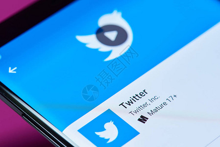 Twitter上社交媒体应用及智能手机图片