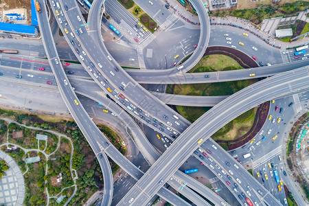 大型公路交叉路背景图片