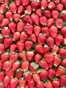 新鲜草莓水果背景图片
