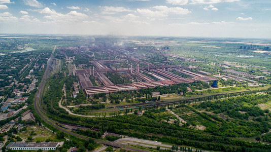 克里沃罗格乌克兰工业城市KrivoyRog背景