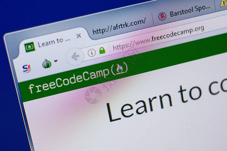 FreeCodeCamp网站主页图片