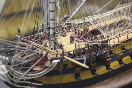 大帆船特写模型微复制品2背景图片