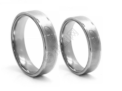 结婚戒指不锈钢图片