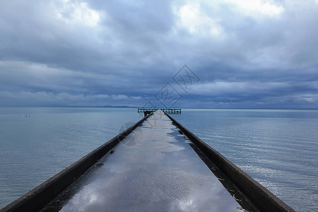 雨后的风景摄影海图片