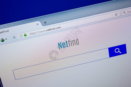 Netfind网站主页图片
