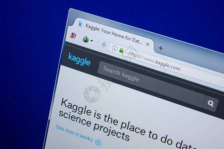 Kaggle网站主页背景图片