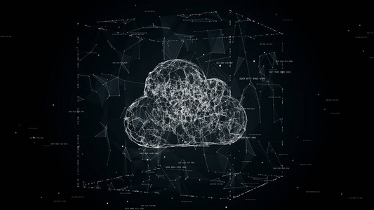 云计算概念图解云技术背景云存储云符号背景图片